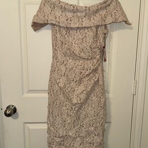 Elegant Lace Off-Shoulder Dress